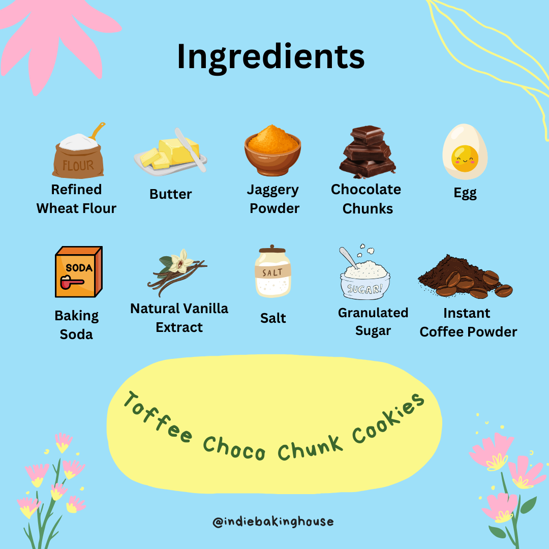 Brown Butter Toffee Choco Chunk Cookies